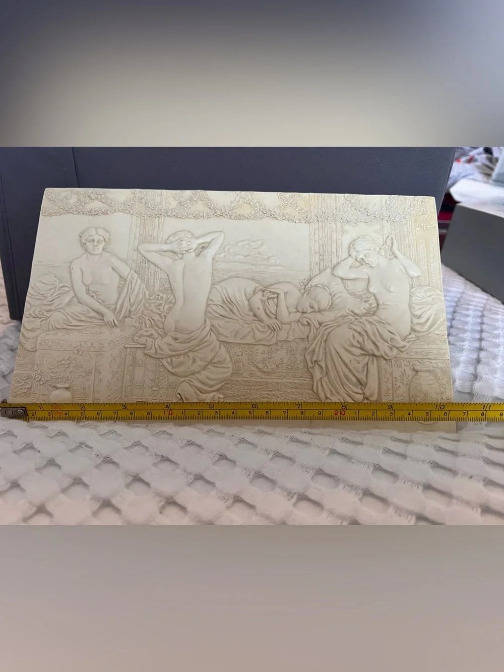 Classic Ivory Relief Wall Plaque - Home Wall Decor